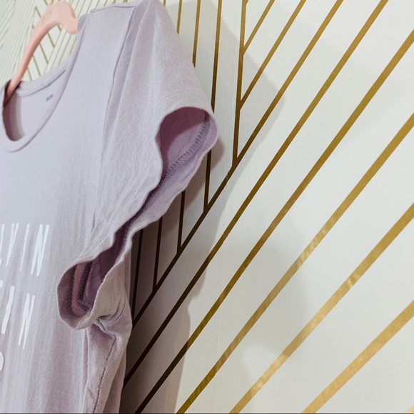 Calvin Klein Jeans Lavender Tee - Picture 7 of 7